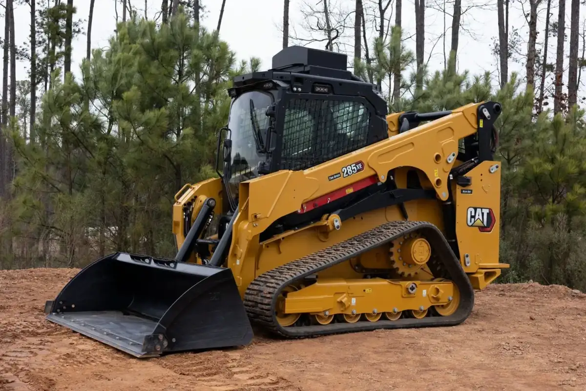 CAT compact track loader on a cleared property in the Cincinnati tri-state area